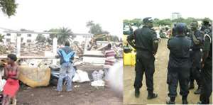 Squatters ejected from Accra Race Course